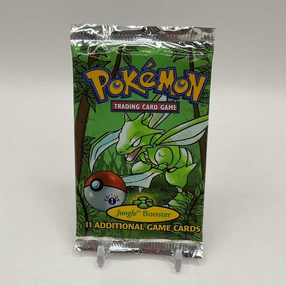 Pokemon: Jungle Booster Pack 1st Edition [Light, Scyther Art] #1