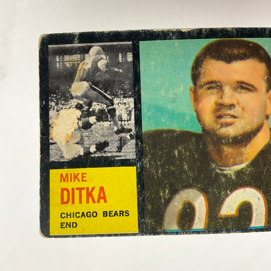 Mike Ditka 1962 Topps RC #17 Chicago Bears PR
