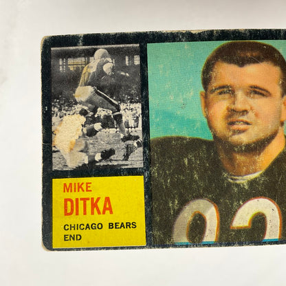 Mike Ditka 1962 Topps RC #17 Chicago Bears PR