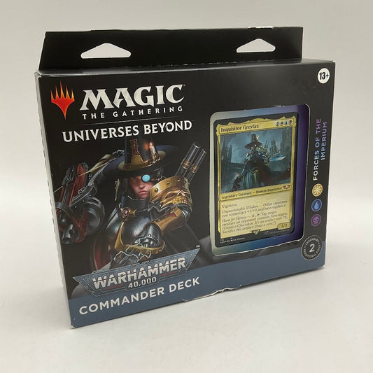 Magic the Gathering: Warhammer 40,000 Forces of the Imperium Commander Deck *See Photos* #2