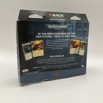 Magic the Gathering: Warhammer 40,000 Forces of the Imperium Commander Deck *See Photos* #2