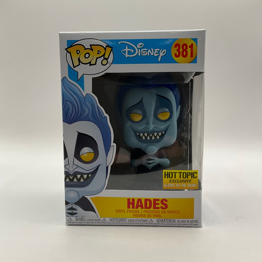 Hades Funko Pop! Disney #381 GITD Hot Topic Exclusive