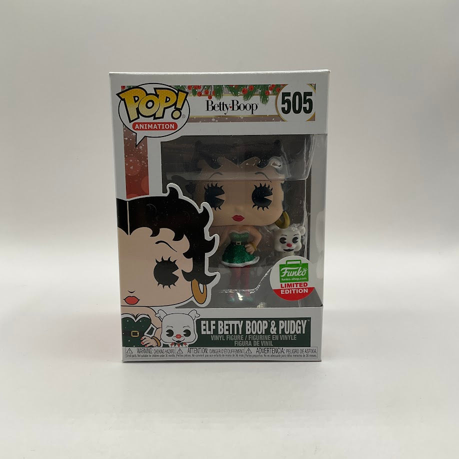 Elf Betty Boop & Pudgy Funko Pop! Animation #505 Funko Limited Edition