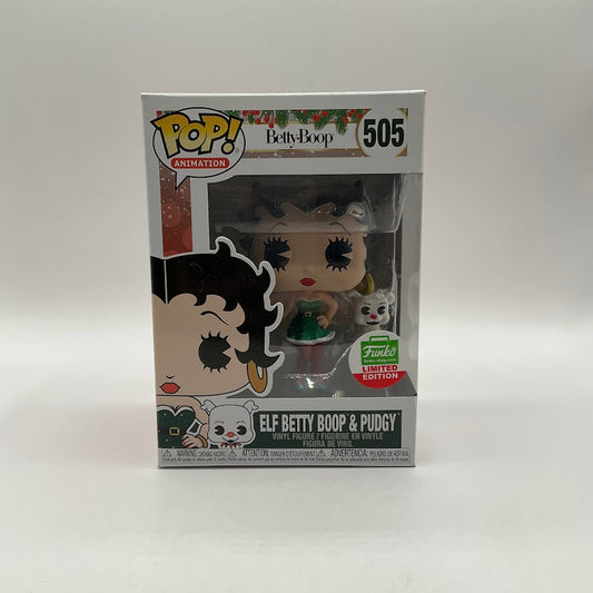 Elf Betty Boop & Pudgy Funko Pop! Animation #505 Funko Limited Edition