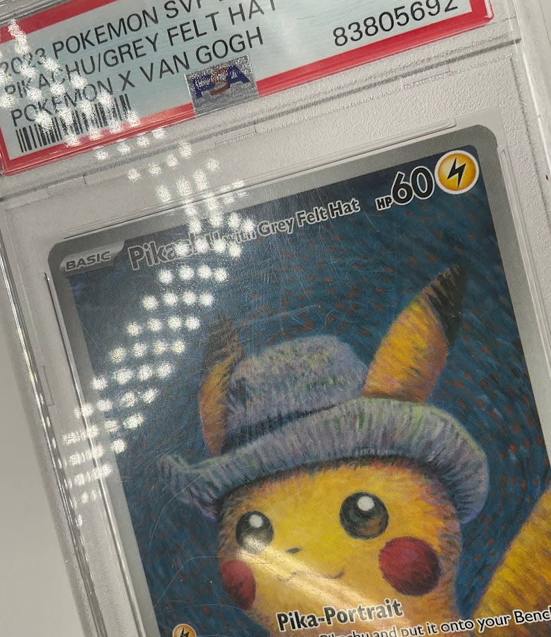Pikachu with Grey Felt Hat Pokemon x Van Gogh Museum Promo #085 PSA 9 Pikachu with Grey Felt Hat Pokemon x Van Gogh Museum Promo #085 PSA 9
