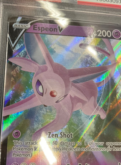 Espeon V Pokemon Evolving Skies #064 PSA 9