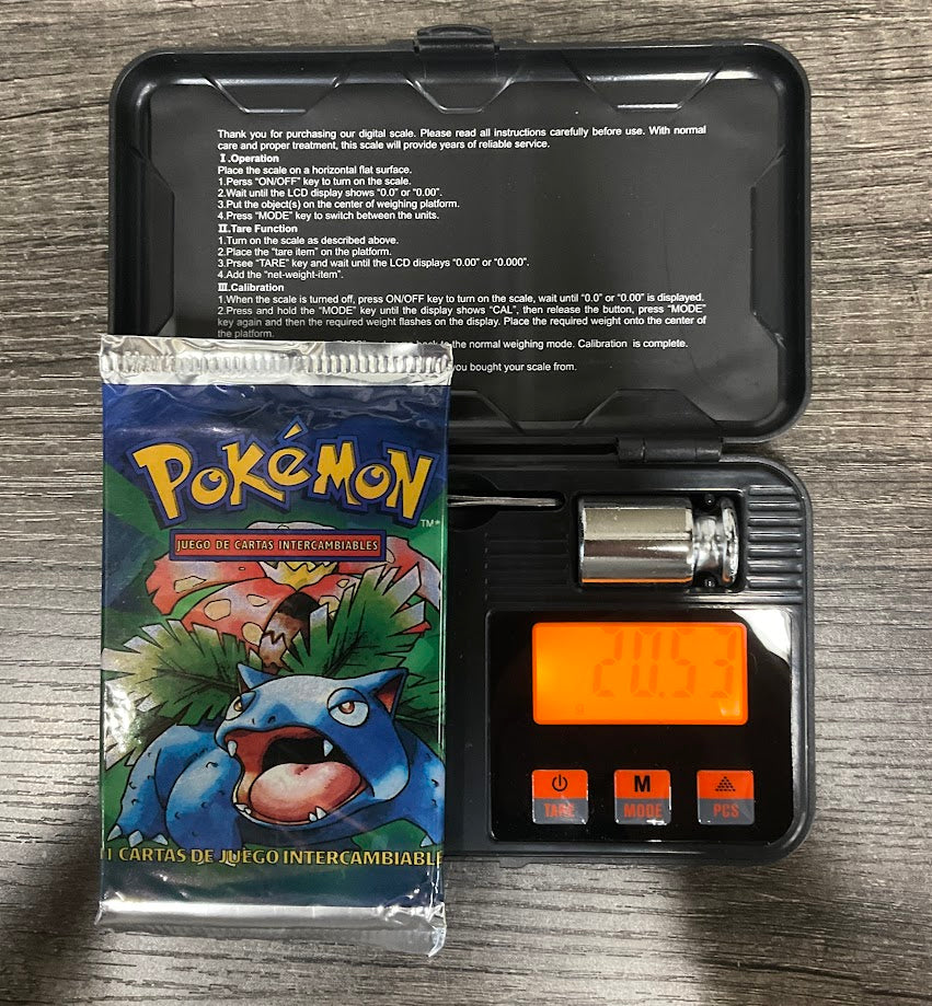 Pokemon Base Set Unlimited Spanish Booster Pack Venusaur 20.53g