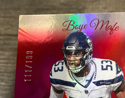 Boye Mafe 2024 Panini Prestige Xtra Points Red Auto 111/199 #271