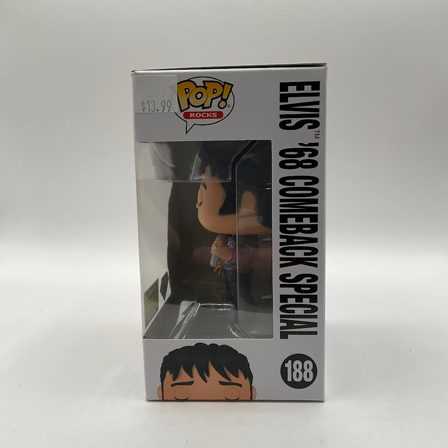 Elvis '68 Comeback Special Funko Pop! Rocks #188 Diamond Entertainment Earth