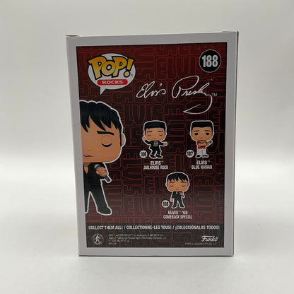Elvis '68 Comeback Special Funko Pop! Rocks #188 Diamond Entertainment Earth