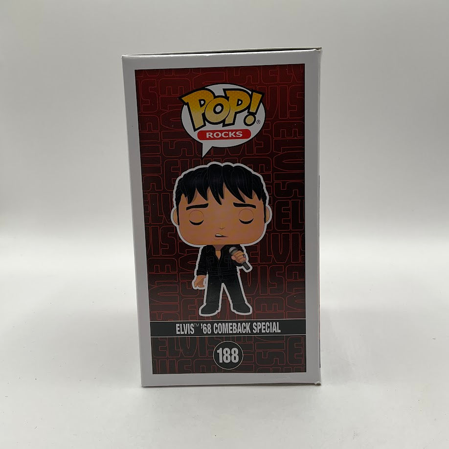Elvis '68 Comeback Special Funko Pop! Rocks #188 Diamond Entertainment Earth