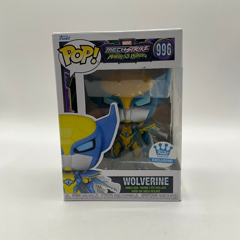 Wolverine Funko Pop! Marvel Mech Strike Monster Hunters #996 Funko Exclusive