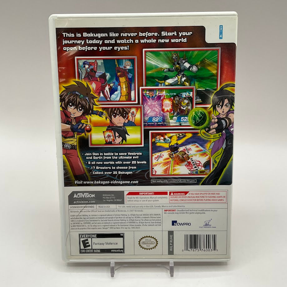 Bakugan: Battle Brawlers Wii Used