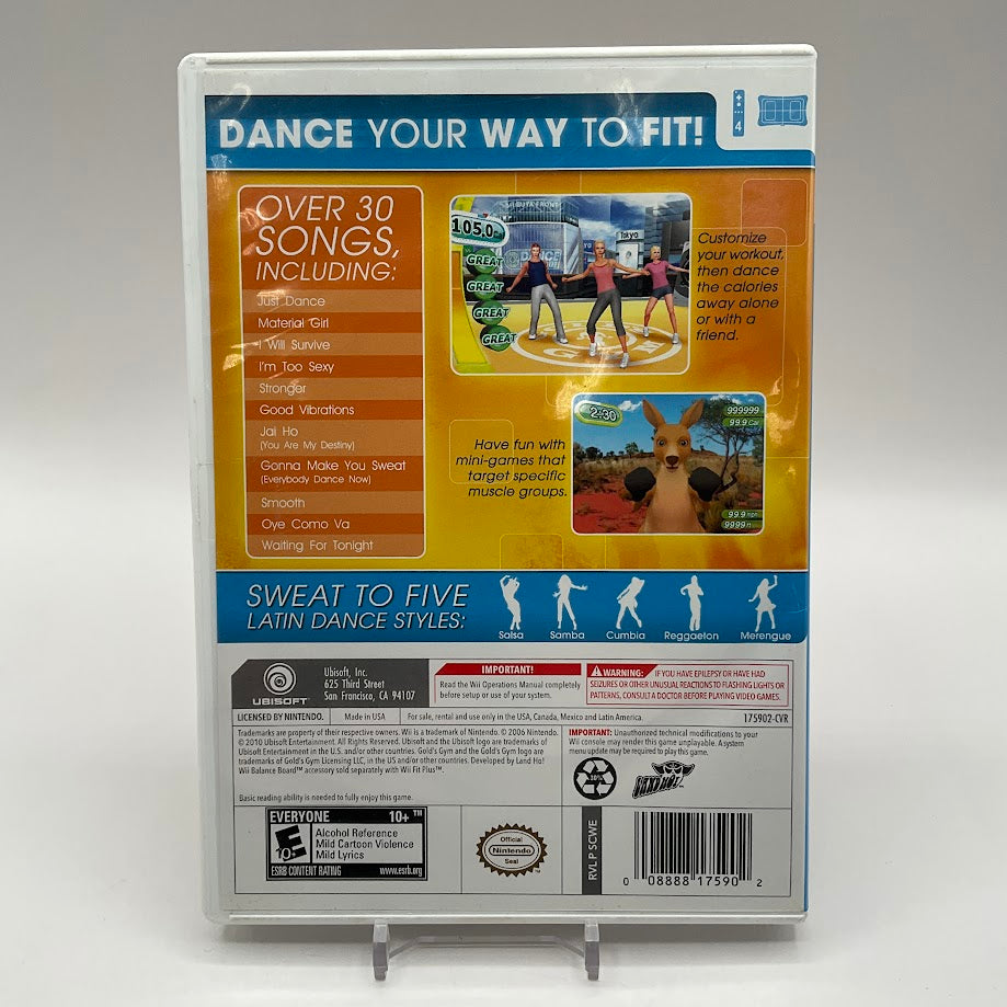 Gold's Gym Dance Workout Wii Used