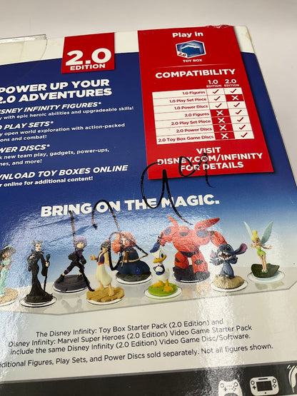 Disney Infinity: Toy Box Starter Pack 2.0 Wii U Sealed