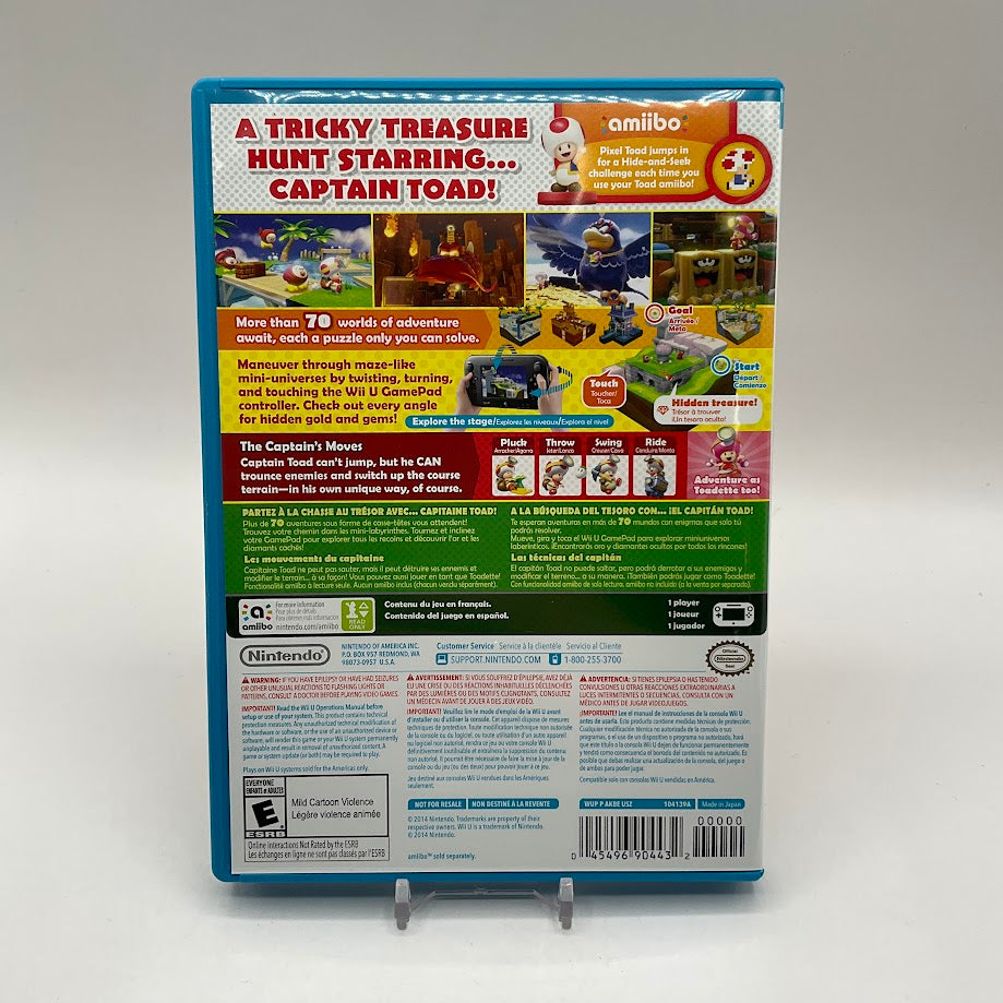 Captain Toad: Treasure Tracker [amiibo Bundle] Wii U Used