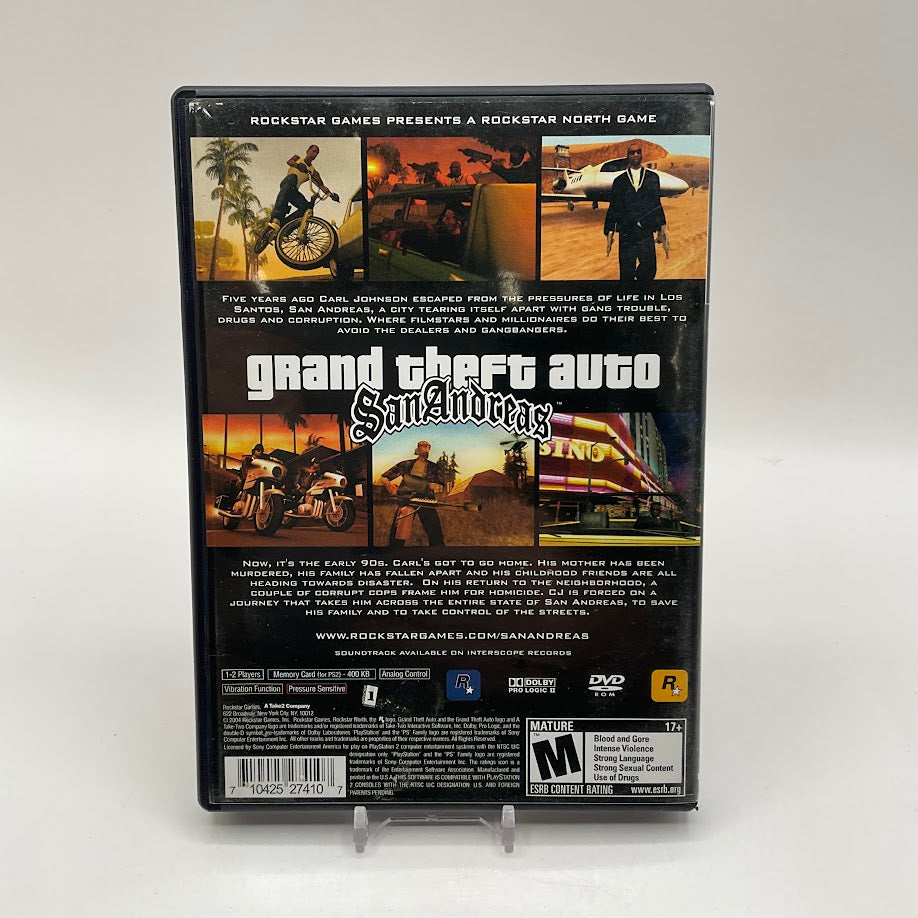Grand Theft Auto San Andreas Playstation 2 Used