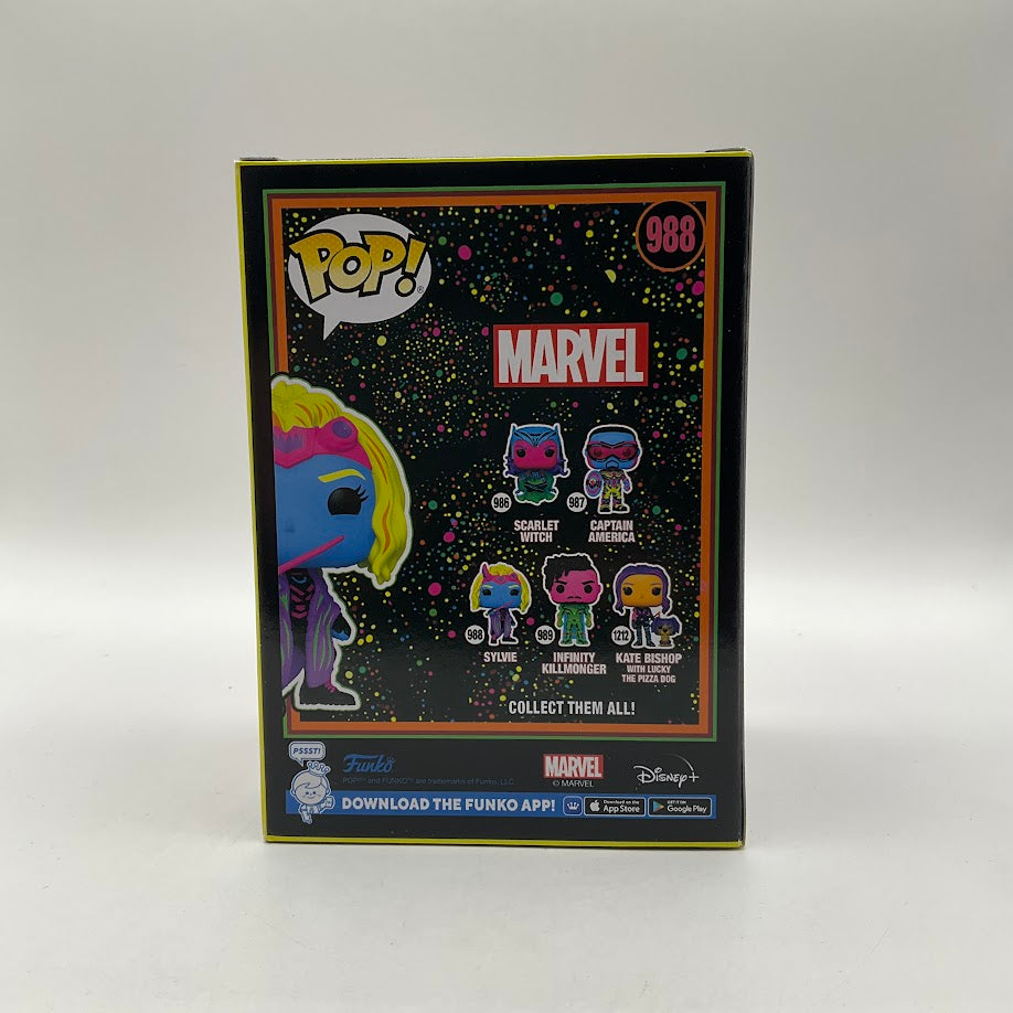 Sylvie (Blacklight) Funko Pop! Loki #988 Target Exclusive