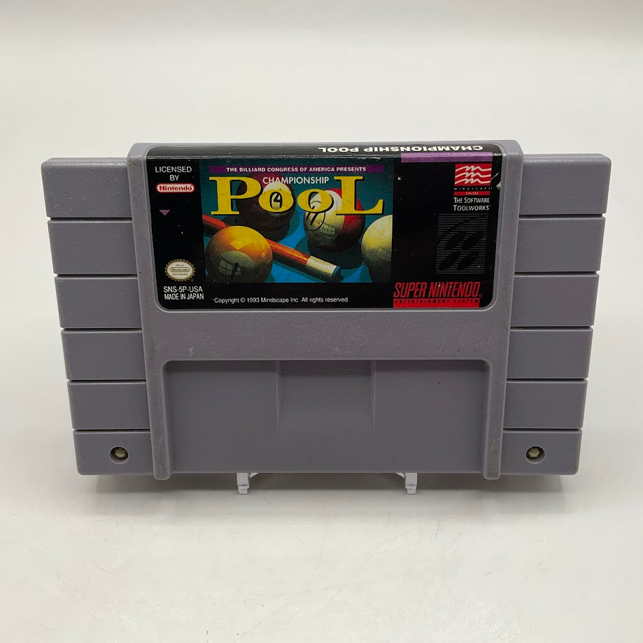 Championship Pool Super Nintendo Used