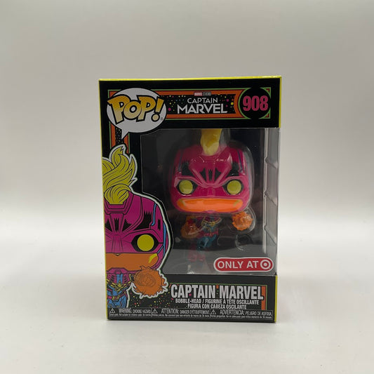 Captain Marvel (Blacklight) Funko Pop! Marvel #908 Target Exclusive