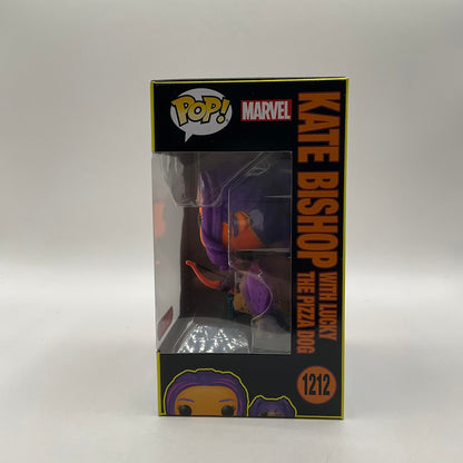 Kate Bishop with Lucky the Pizza Dog (Blacklight) Funko Pop! Marvel #1212 Target