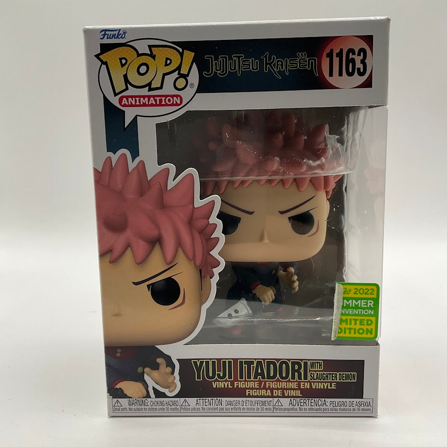 Yuji Itadori with Slaughter Demon Funko Pop! Jujutsu Kaisen #1163 2022 Summer
