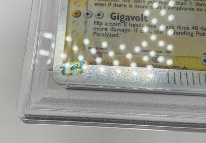 Ampharos ex Pokemon EX Dragon Holo #89 PSA 5