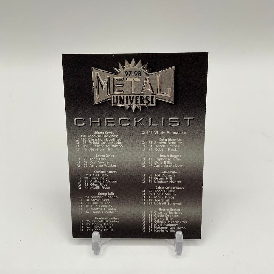 1997-98 Skybox Basketball Metal Universe Hand Collated Set (1-125) - Collector Store LLC