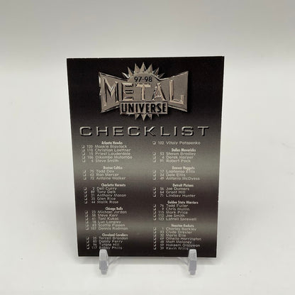 1997-98 Skybox Basketball Metal Universe Hand Collated Set (1-125) - Collector Store LLC