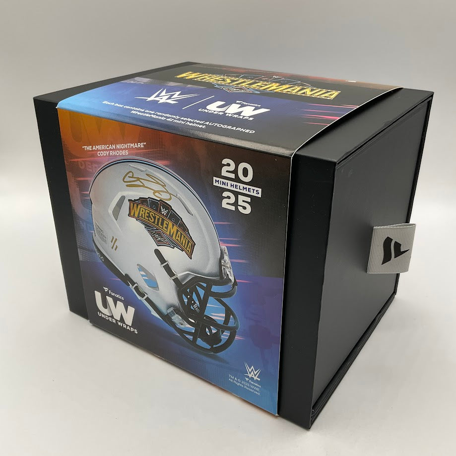 The Miz WWE Signed WrestleMania 41 Speed Mini Helmet 18/25 - Collector Store LLC