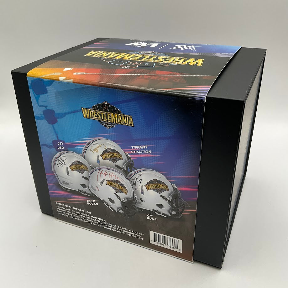 The Miz WWE Signed WrestleMania 41 Speed Mini Helmet 18/25 - Collector Store LLC