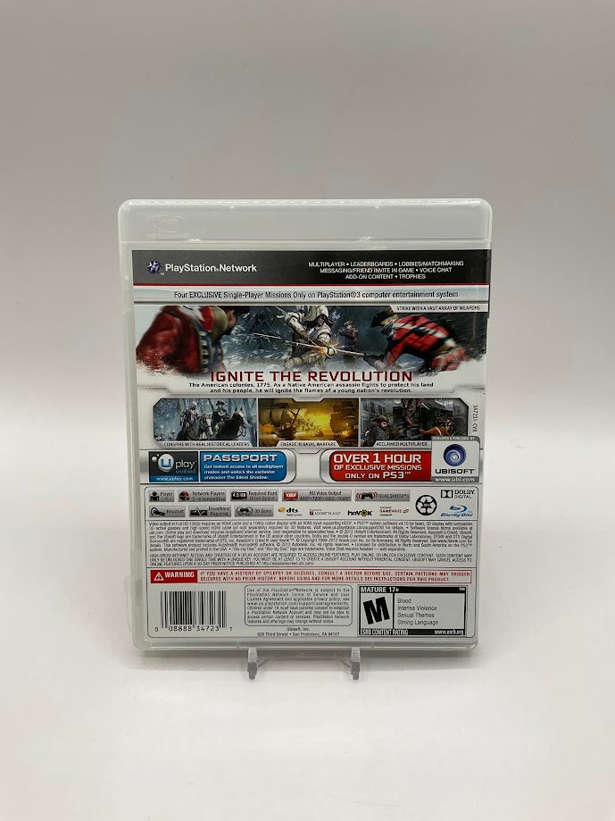 Assassin's Creed III Playstation 3 Used
