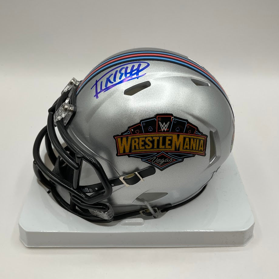 The Miz WWE Signed WrestleMania 41 Speed Mini Helmet 18/25 - Collector Store LLC