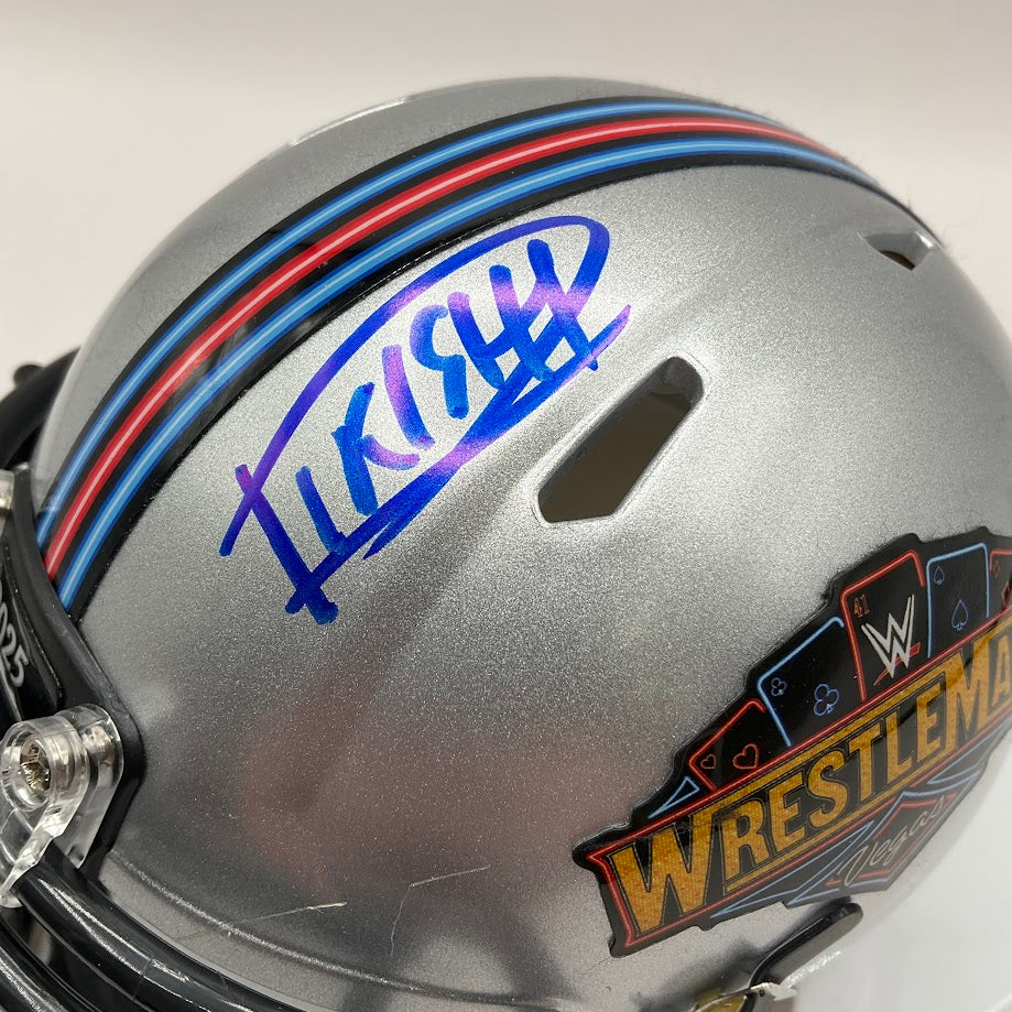 The Miz WWE Signed WrestleMania 41 Speed Mini Helmet 18/25 - Collector Store LLC
