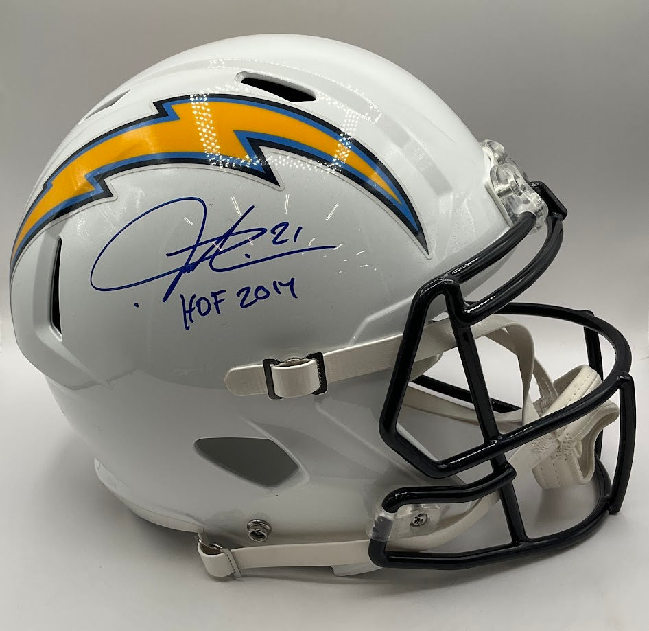 LaDainian Tomlinson Signed Los Angeles Chargers Helmet - Collector Store LLC