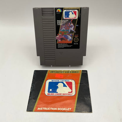 Major League Baseball NES Used with Manual