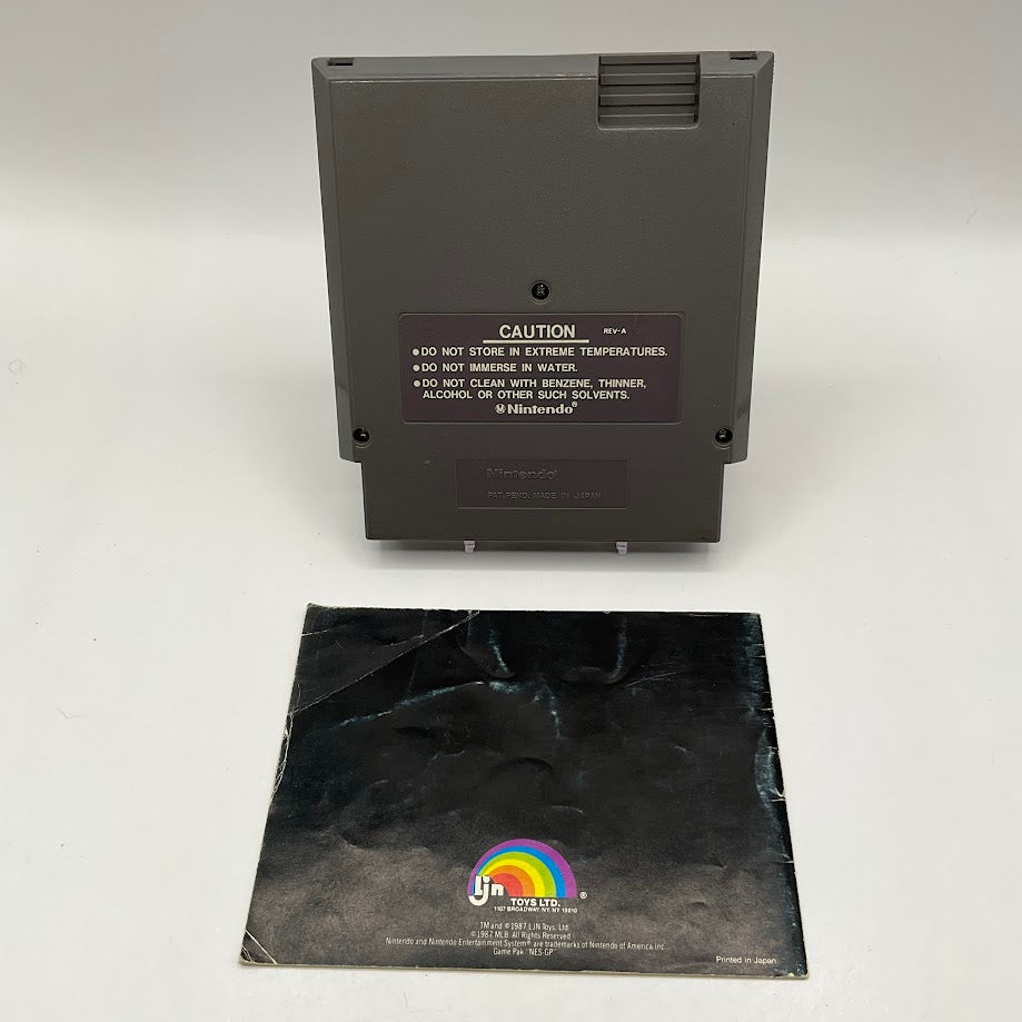 Major League Baseball NES Used with Manual