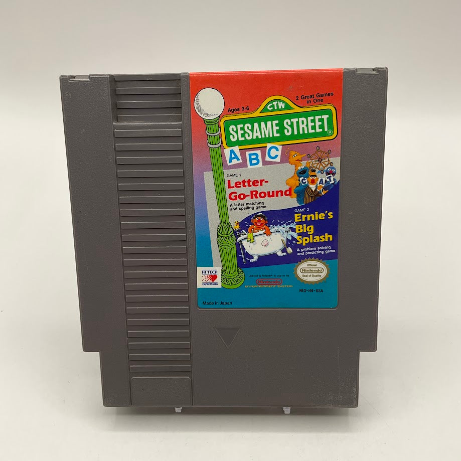 Sesame Street ABC NES Used