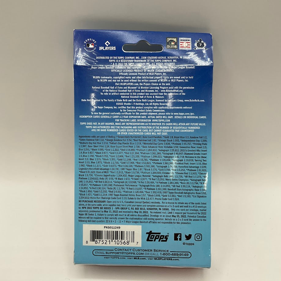 2022 Topps Series 1 Baseball Hanger Box - Collector Store LLC