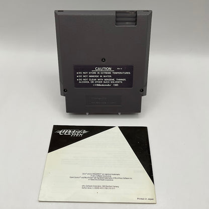 Silent Service NES Used with Game Manual