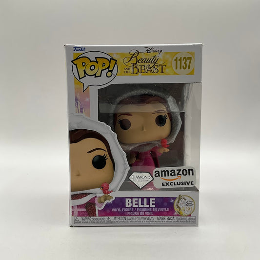 Belle Funko Pop! Beauty & The Beast #1137 Diamond Collection Amazon Exclusive