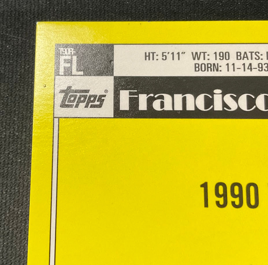 Francisco Lindor 2025 Topps 35th Anniversary '90 Swatch 11/25 #T90R-FL - Collector Store LLC