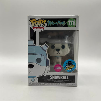 Snowball Funko Pop! Rick & Morty #178 Flocked LA Comic Con