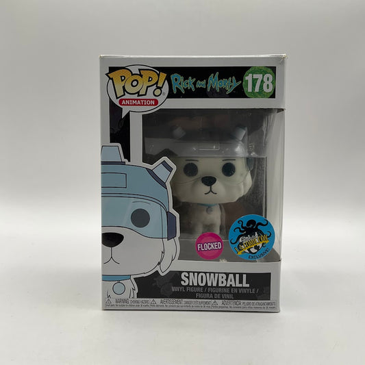 Snowball Funko Pop! Rick & Morty #178 Flocked LA Comic Con