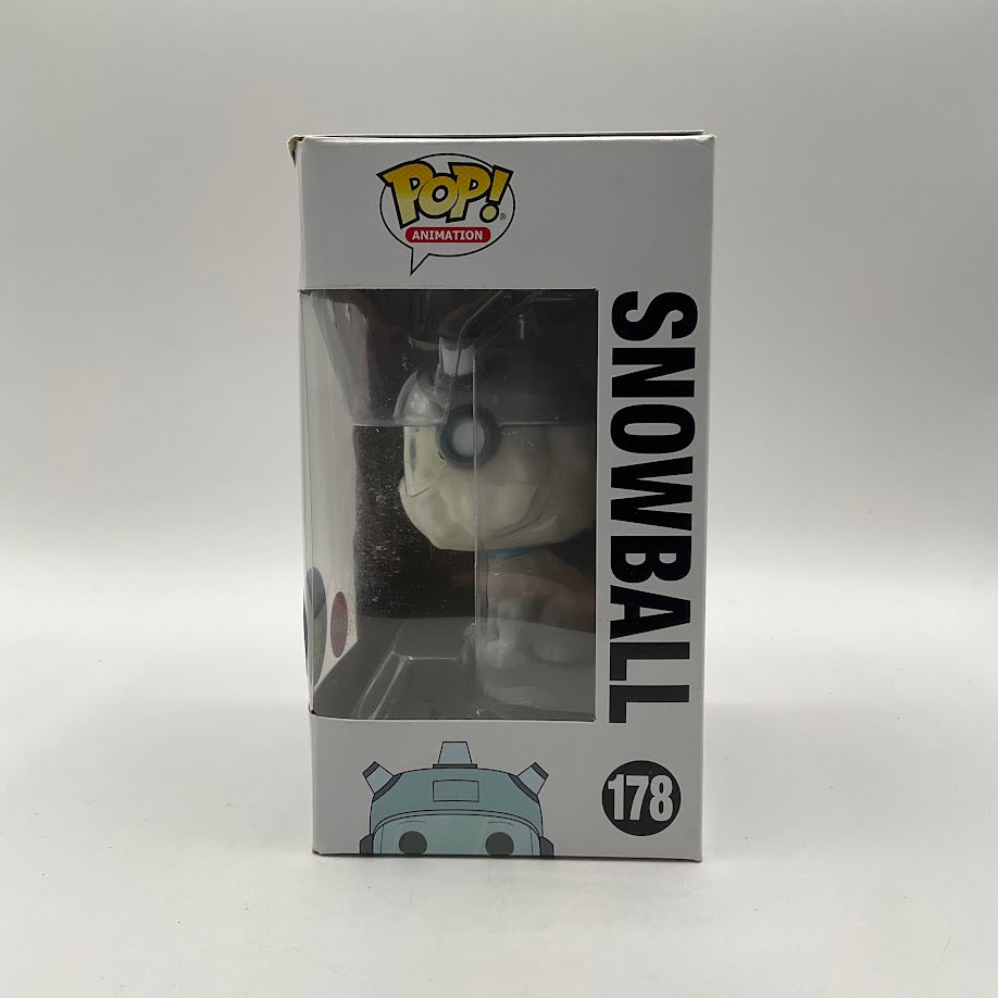 Snowball Funko Pop! Rick & Morty #178 Flocked LA Comic Con