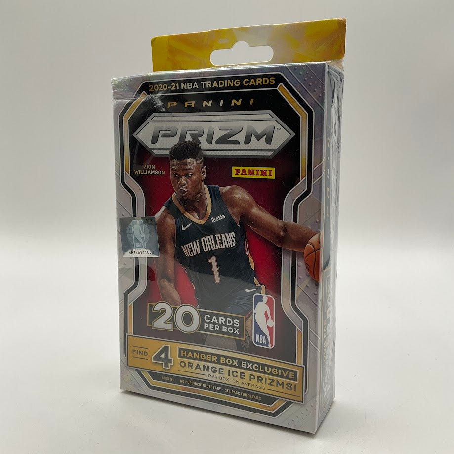 2020-21 Panini Prizm Basketball Hanger Box (Orange Ice Prizms) - Collector Store LLC
