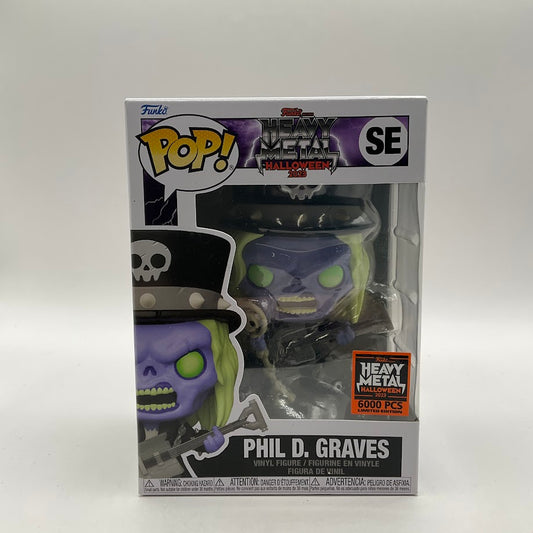 Phil D Graves Funko Pop! Heavy Metal Halloween 2023 SE 6000PCS