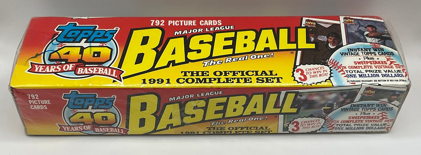 1991 Topps Baseball Factory Set