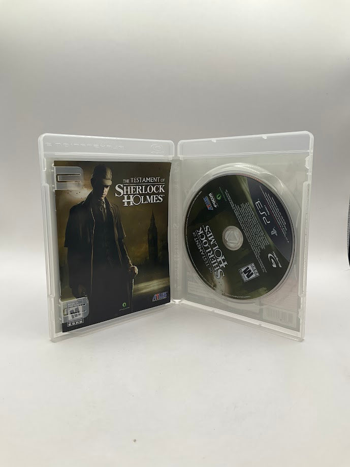 The Testament Of Sherlock Holmes Playstation 3 Used