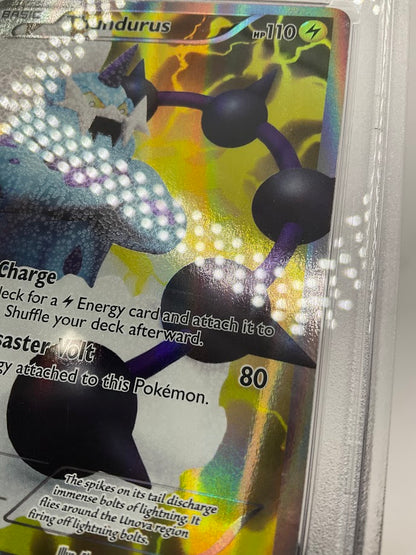 Thundurus Pokemon Emerging Powers Full Art #97 PSA 9